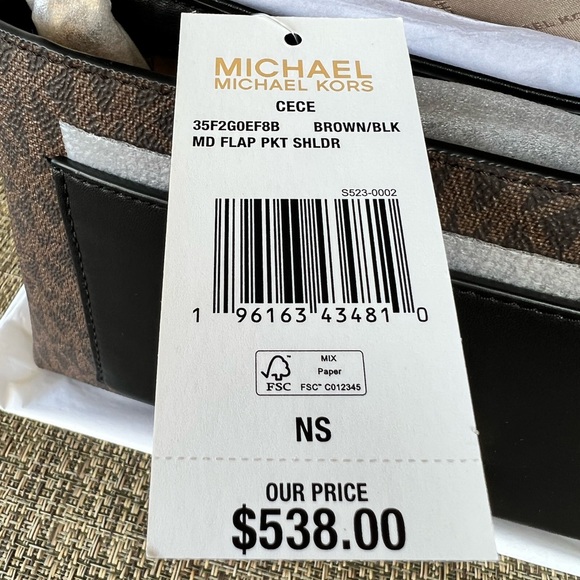 16. Michael Kors Medium Cece Crossbody Bag - Picture 3 of 8